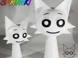 WENDA SPRUNKI INCREDIBOX WHITE | Sprunki 3D Model Fan Art-0