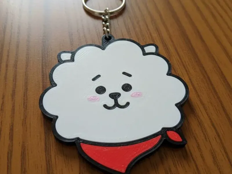 Keychain BT21 - RJ 1 - stl/3mf