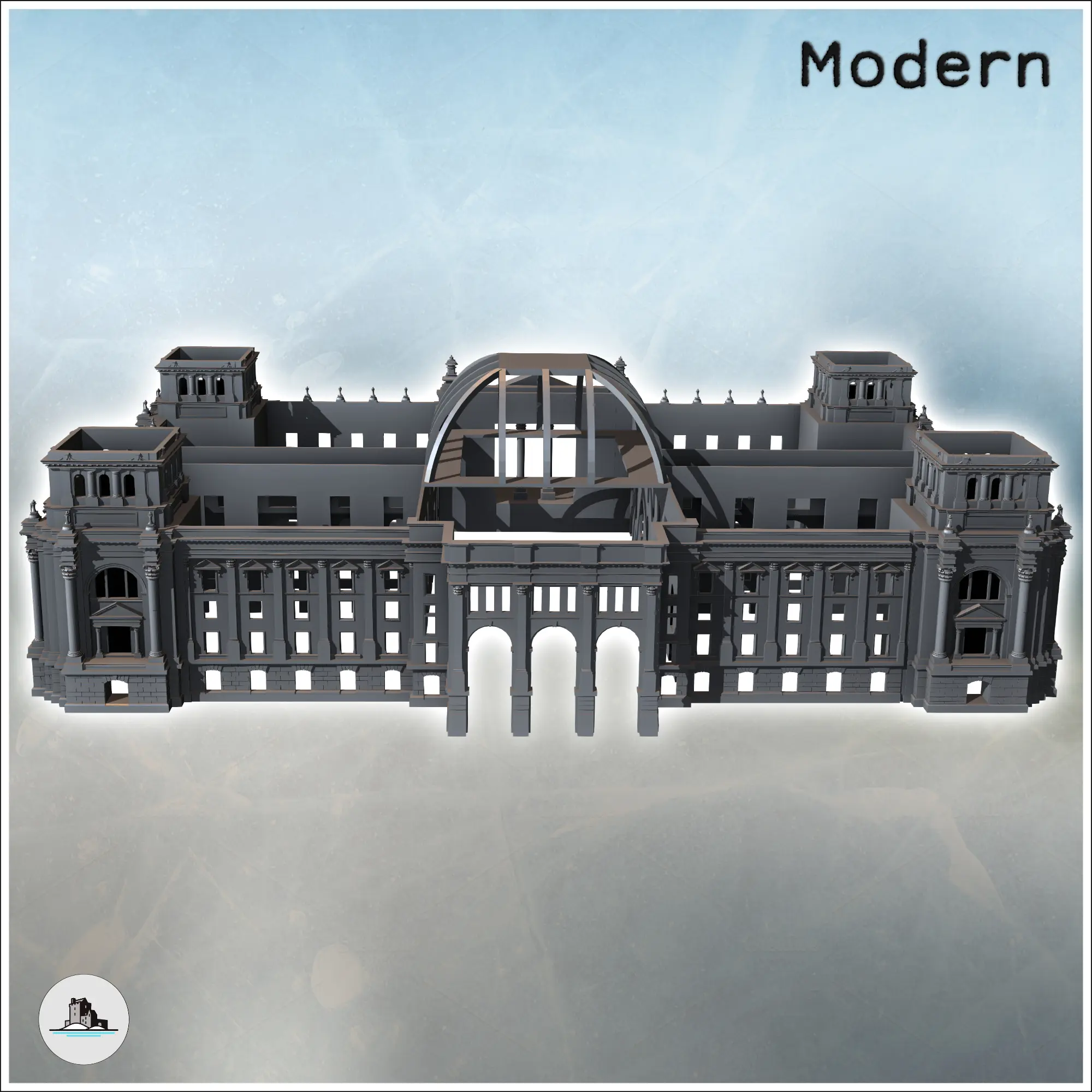 Former Reichstag Palace (Berlin, Germany) - miniatures warha