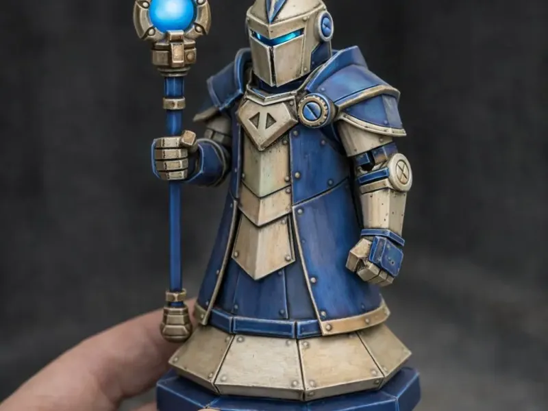 Mechanical Chess Bishop Figurine ⚙️♟️