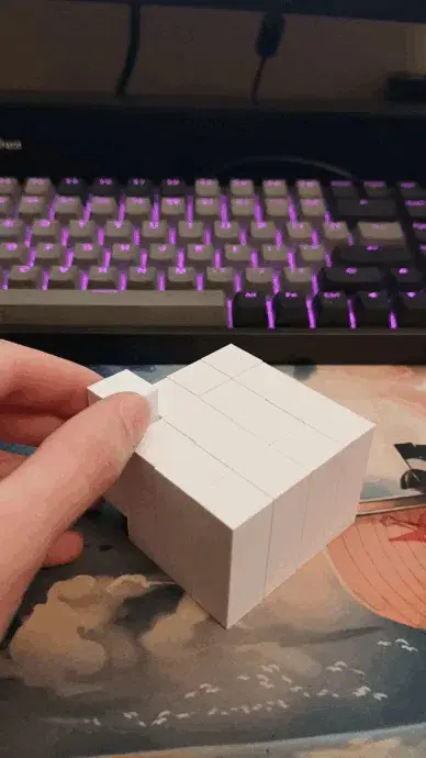 Fidget square stairs cube