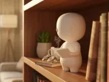 Simple figure with book-0