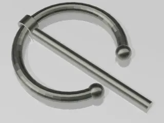 Annular Brooch Shawl Pin