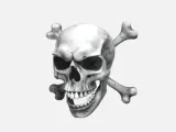 CROSSBONES - SKULL AND BONES.-4