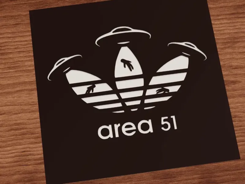 Area 51 Adidas fun parody