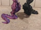 NO SUPPORTS REQUIRED - WINE BOTTLE HOLDER DRAGON -2 VERSIONS-2