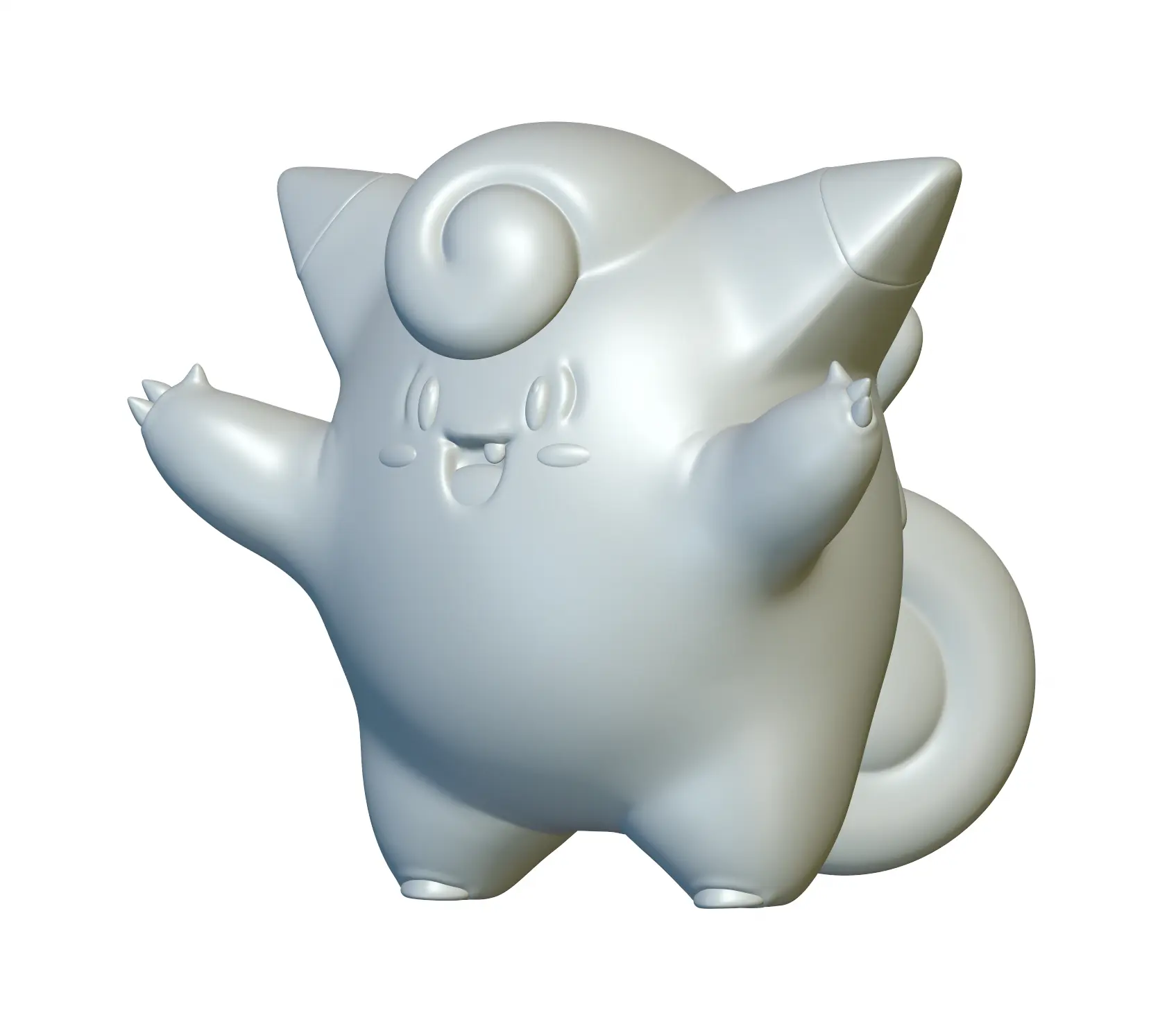 Pokemon Clefairy #35 - ¡Listo para imprimir en 3D!