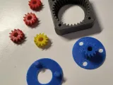 WORKING - Planetary GearBox, no bearings - JUST PRINT!-3