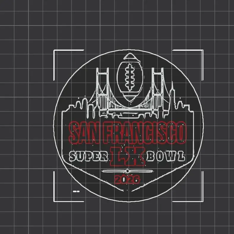 Super bowl LX 2026 SF Coaster