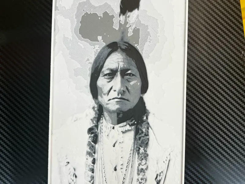 Chief Sitting Bull Hueforge