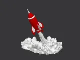 rocket 2 part display-3
