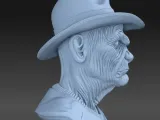 Old Man Bronze Buste ❤️-2