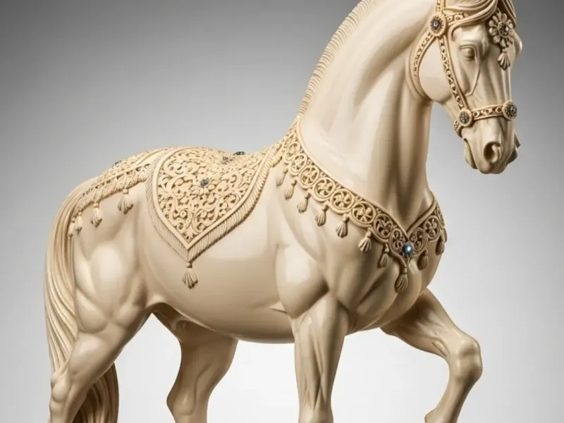 Cavalo indiano decorado