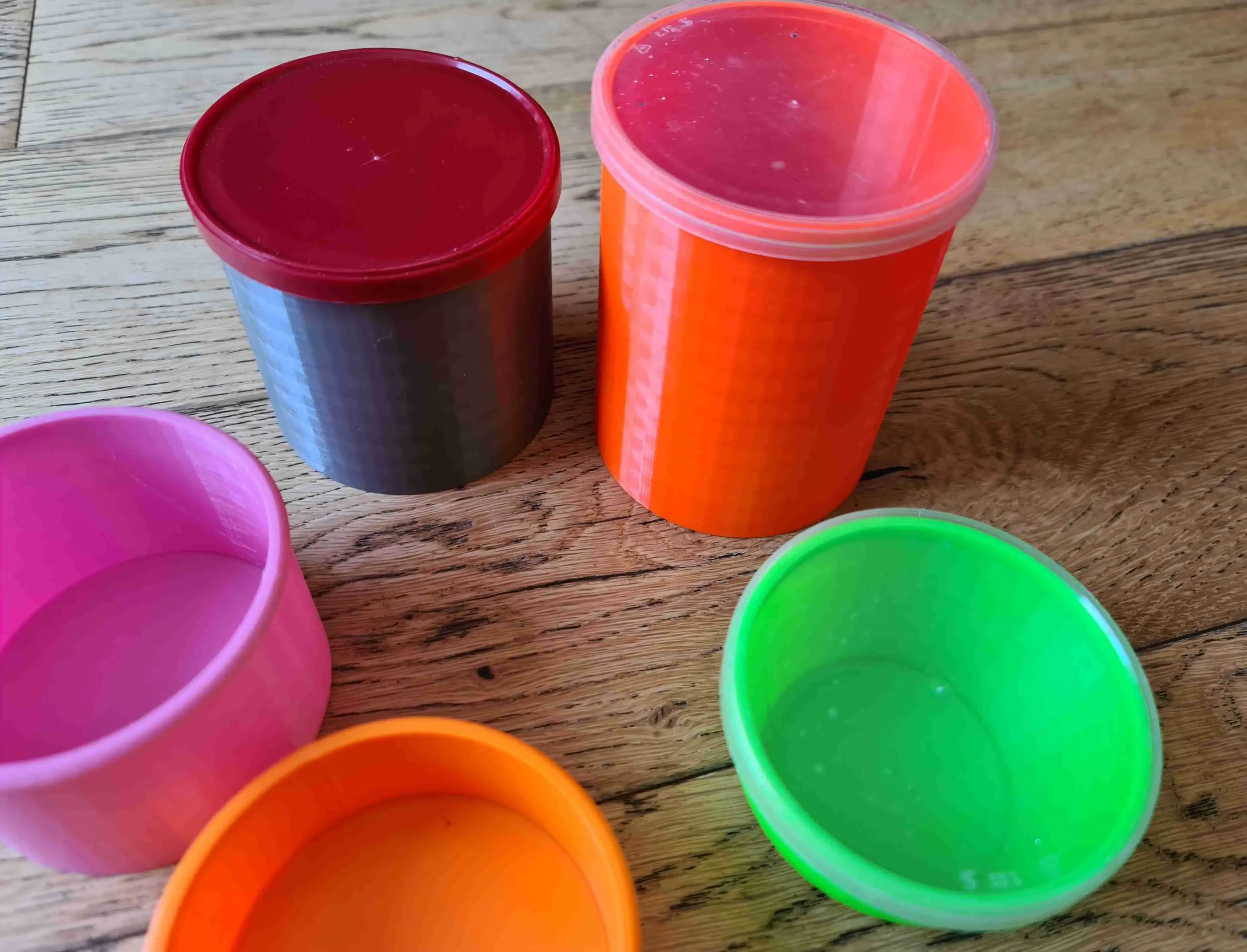 Upcycle Recycle Pringles Bisto Lids 5X Bundle Pots Container