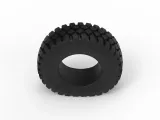 Offroad tire 75 deflated Scale 1:25-6