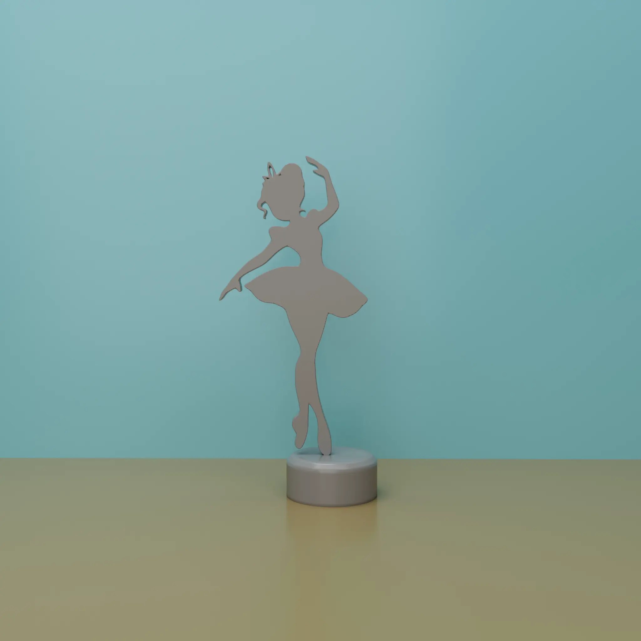 DECORACIÓN DE ESCRITORIO BAILARINA