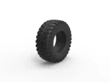 Offroad tire 127 Scale 1:25-1