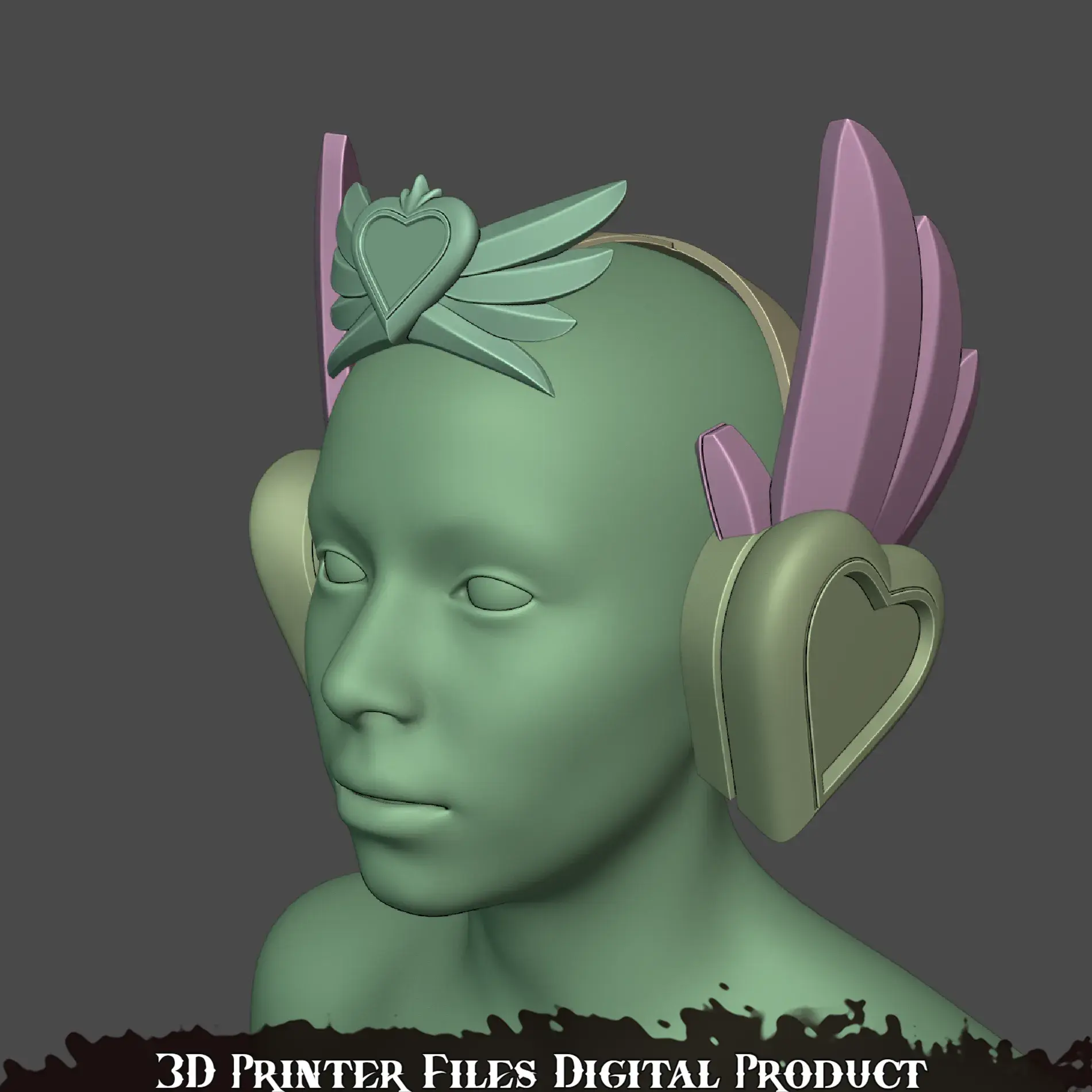 Heart of Hope Juno Cosplay Headphones Overwatch 2