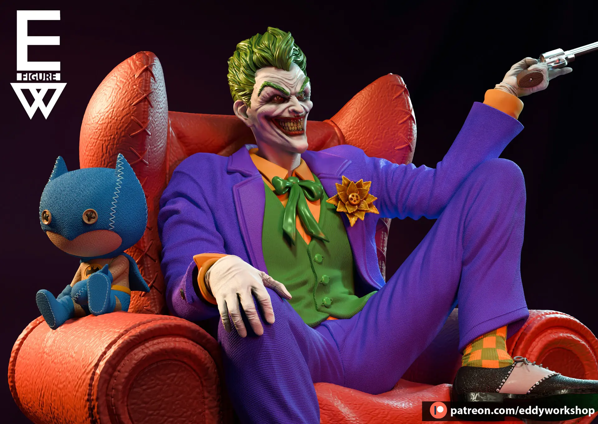 JOKER - 3D STL READY TO PRINT | 3D models download | Creality Cloud