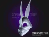 Neon White Game Violet Mask - Japanese Kitsune Cosplay-4