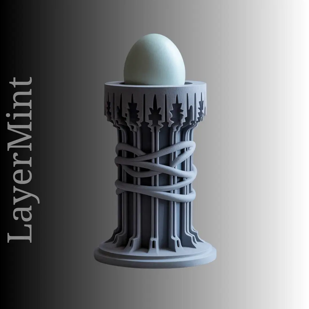 Gothic Tower Egg Holder – 3D Print STL File