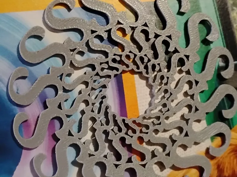 Snowflake Ornament Letter S 