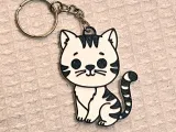Keychain Beautiful Cat-0