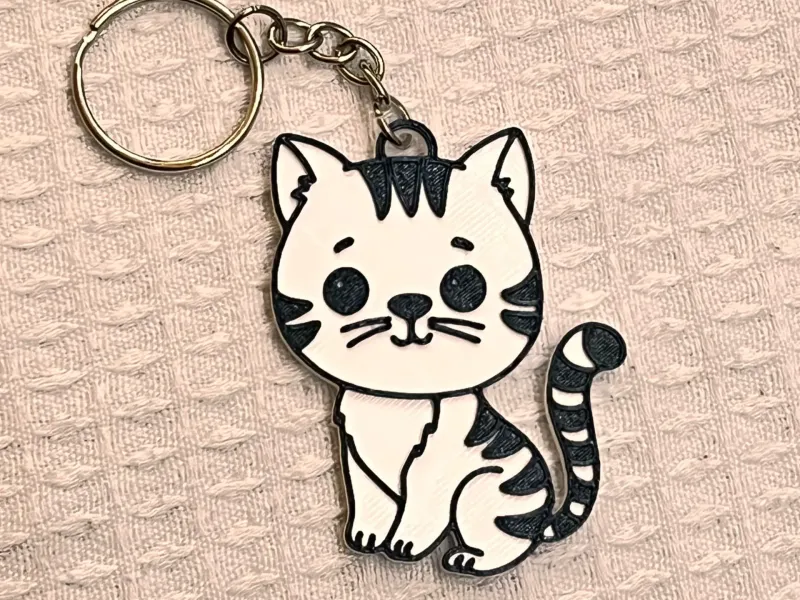Keychain Beautiful Cat