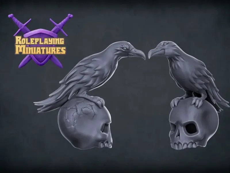 RPM Patreon "Raven &amp; Skull" (Corvo e Crânio)