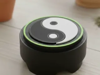 Ying Yang weed grinder by Aza