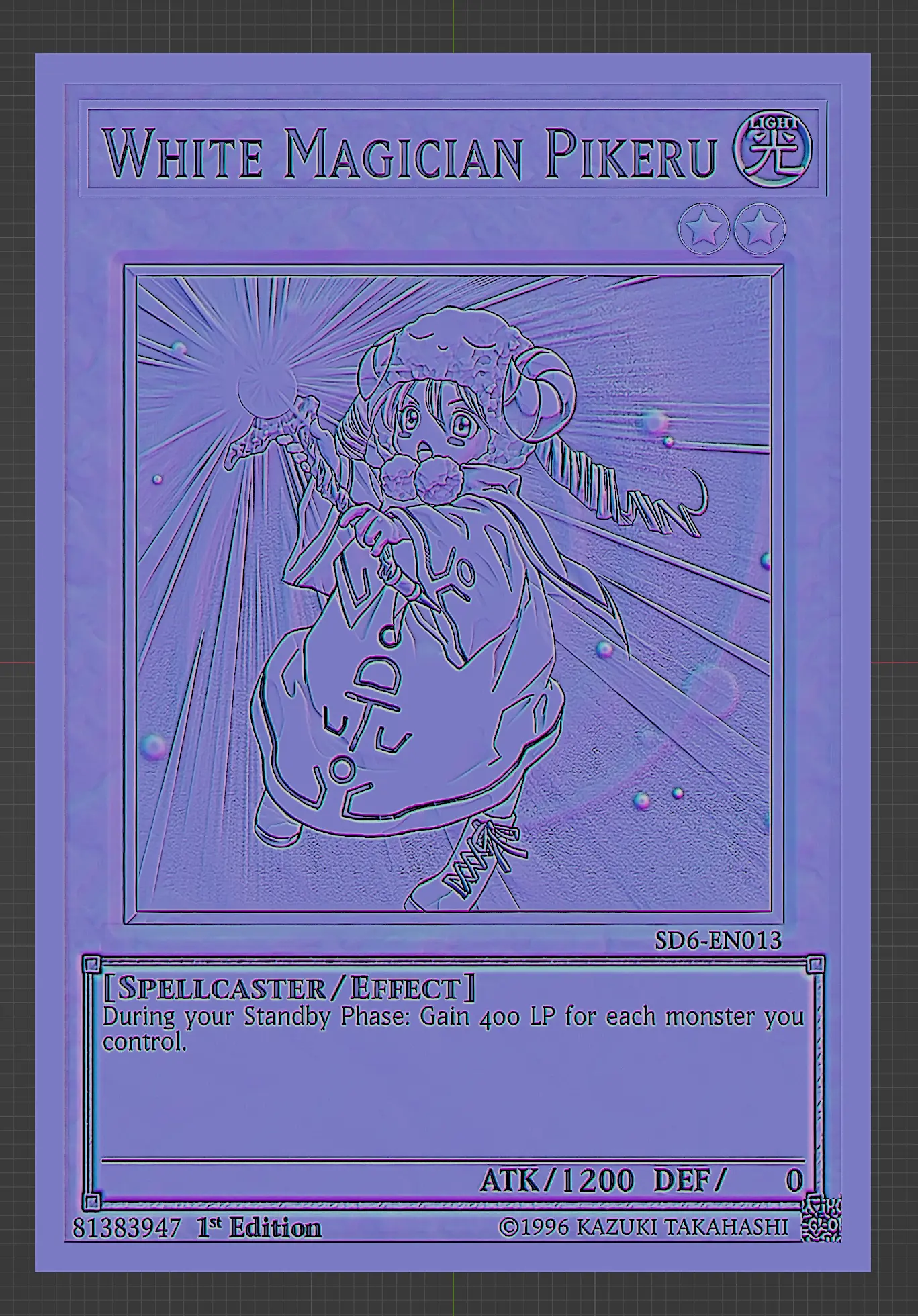 white magician pikeru - yugioh