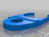 Compartiment à piles télécommande LED-1