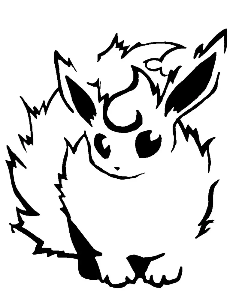 Flareon Stencil 