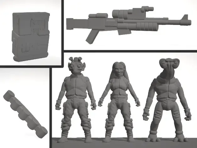 Sculptris-Dummies: Star Wars Alien Rebels
