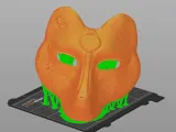 Full Face Fox Mask-3