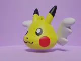 Angel Pikachu FanArt - Christmas Tree Decor/Ornament/Bauble-5