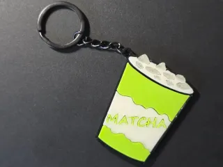 Ice Matcha keychain