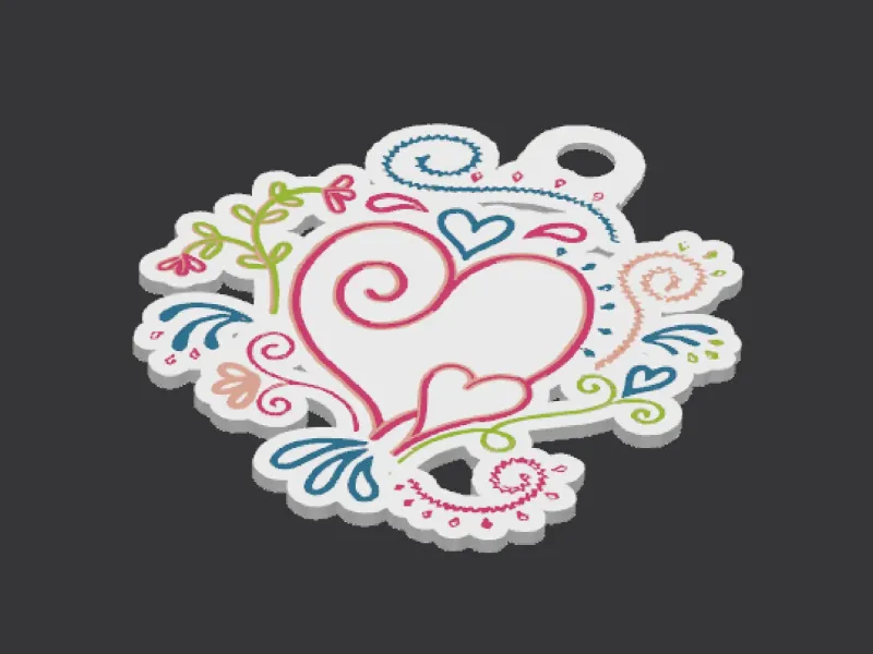 keychain "Lenços dos Namorados"