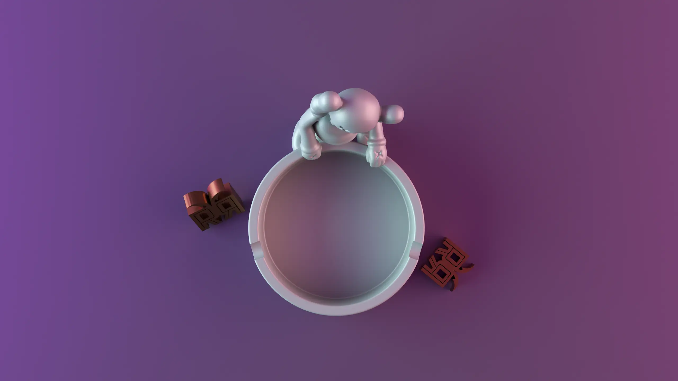 KAWS ASHTRAYS