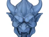 Gothic Demon Gargoyle Head – Detailed Sculpt Model-7