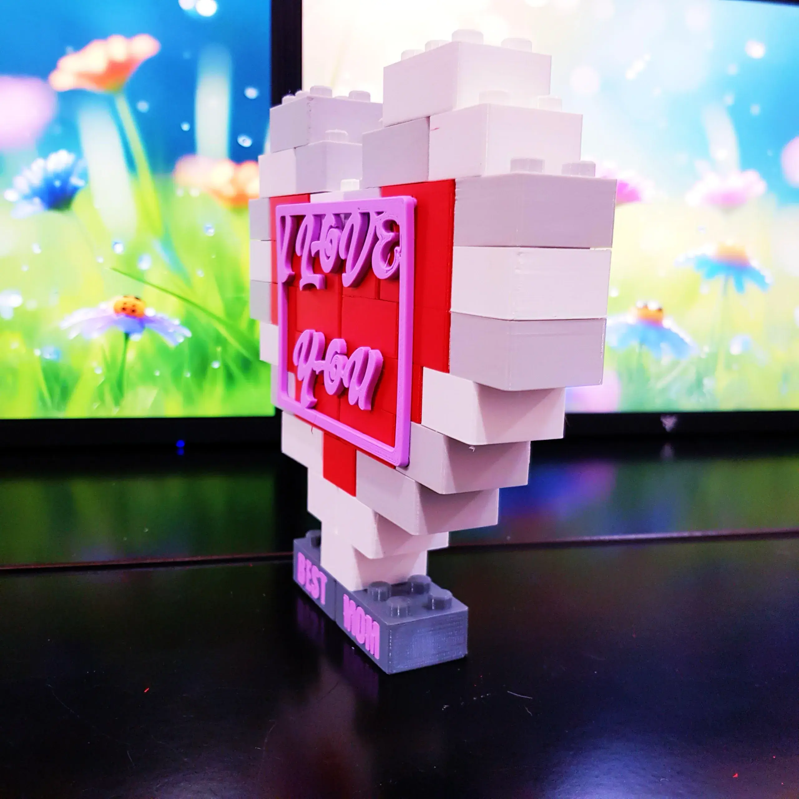 🧱❤️👩‍👧‍👦Brick Heart Mother's Day Gift👩‍👧‍👦❤️🧱