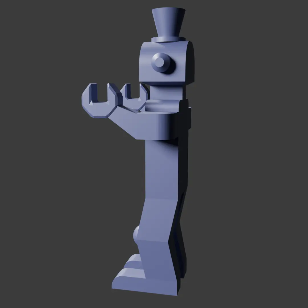 robot pencil holder