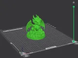 Crystal Hatchling Guardian | Fantasy Dragon Desk Statue-3