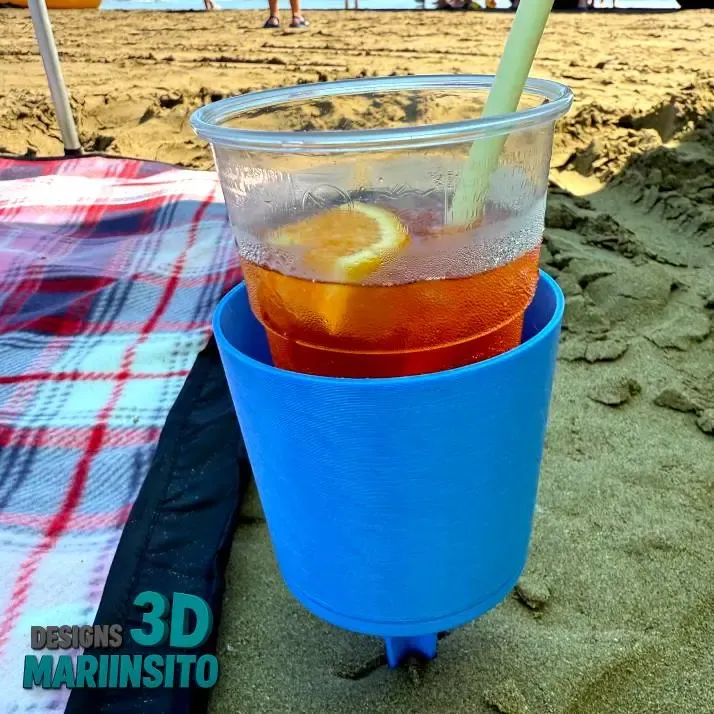 Portabicchieri da spiaggia