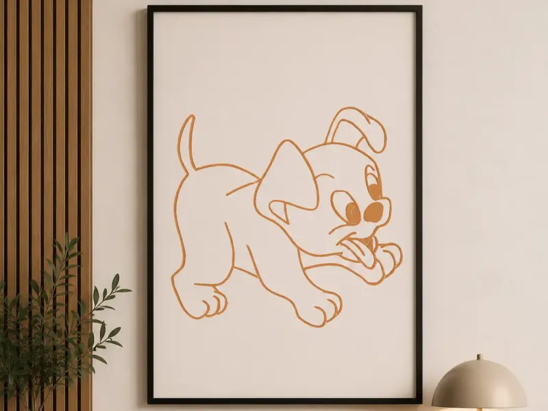 decoración perro