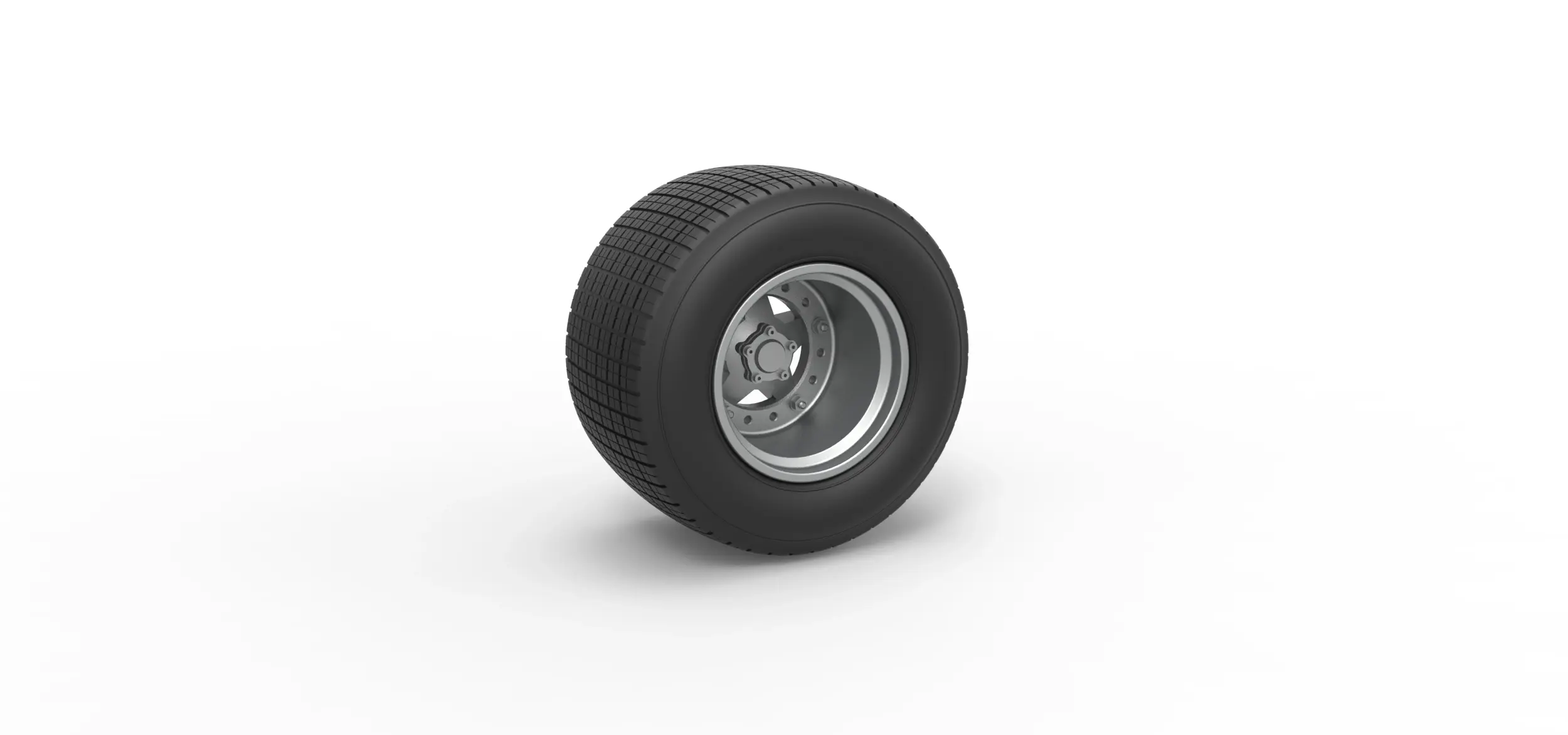 Wheel of Super Dirt Late model Scale 1:25