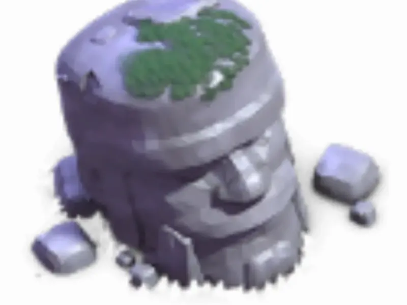 Old barbarian statue - Clash Of Clans