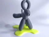 Cane con palloncino-7