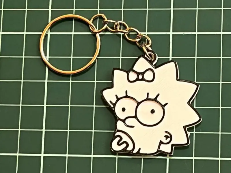 Keychain Maggie Simpson