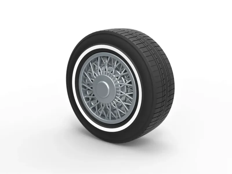 Wire wheel 2 Scale 1:10